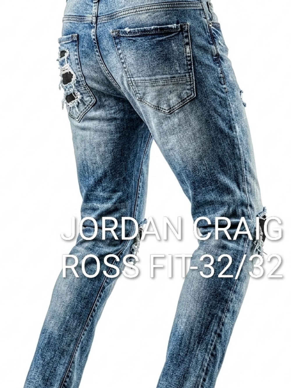 Jordan Craig "Ross" Fit Distressed Jeans -